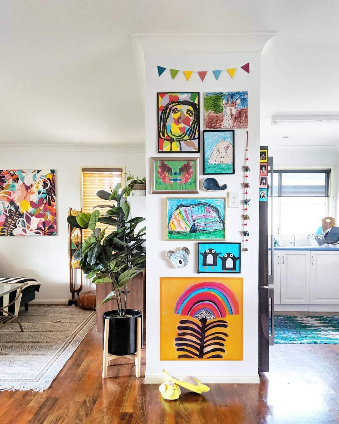 Creating a Colourful Gallery Wall