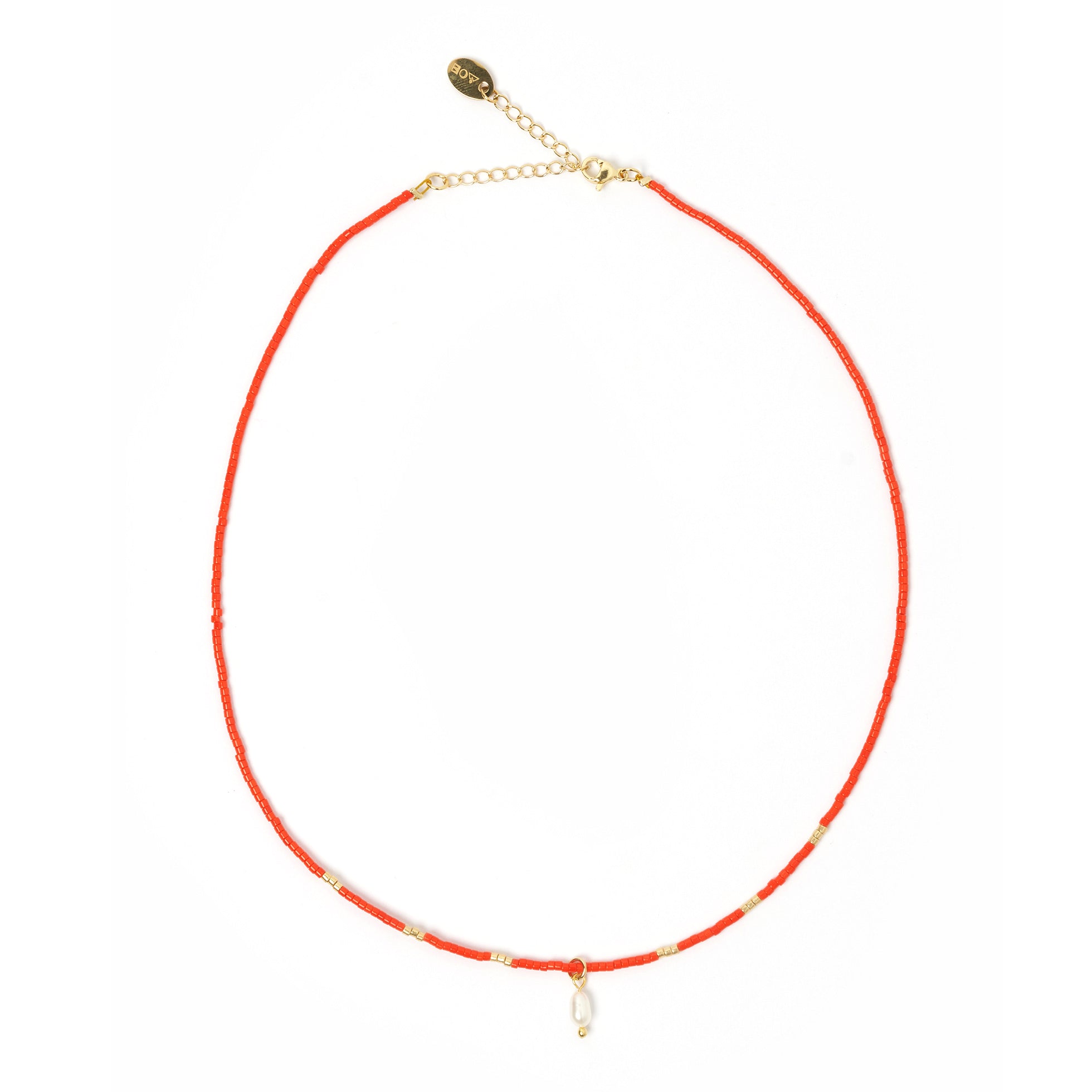 Arms of Eve Zara Necklace - Scarlet Red