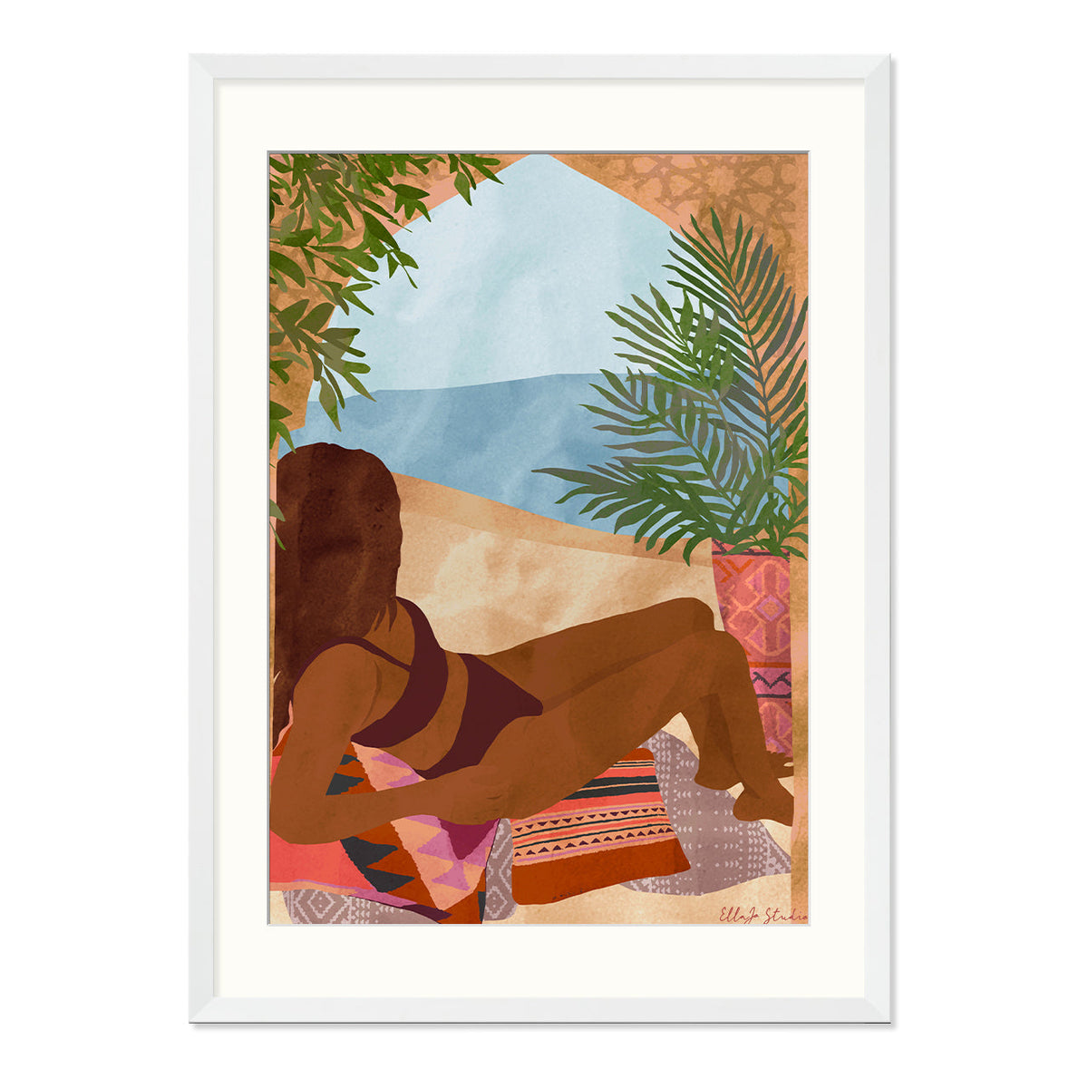 Beach Bliss Art Print-Art Print-Gussy Dup
