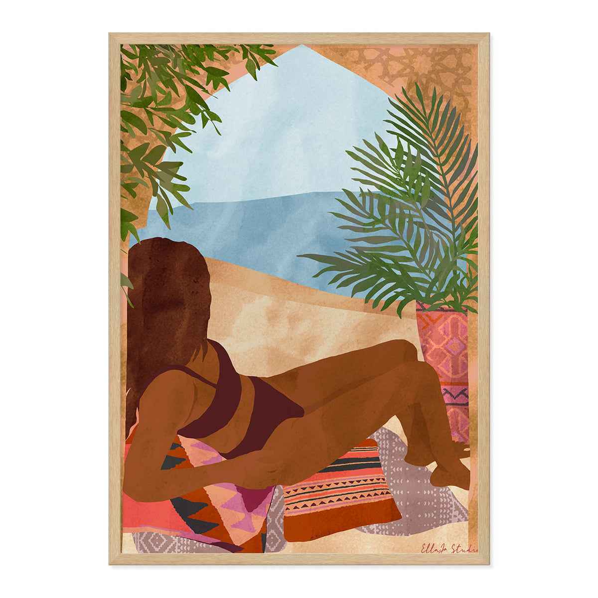 Beach Bliss Art Print-Art Print-Gussy Dup