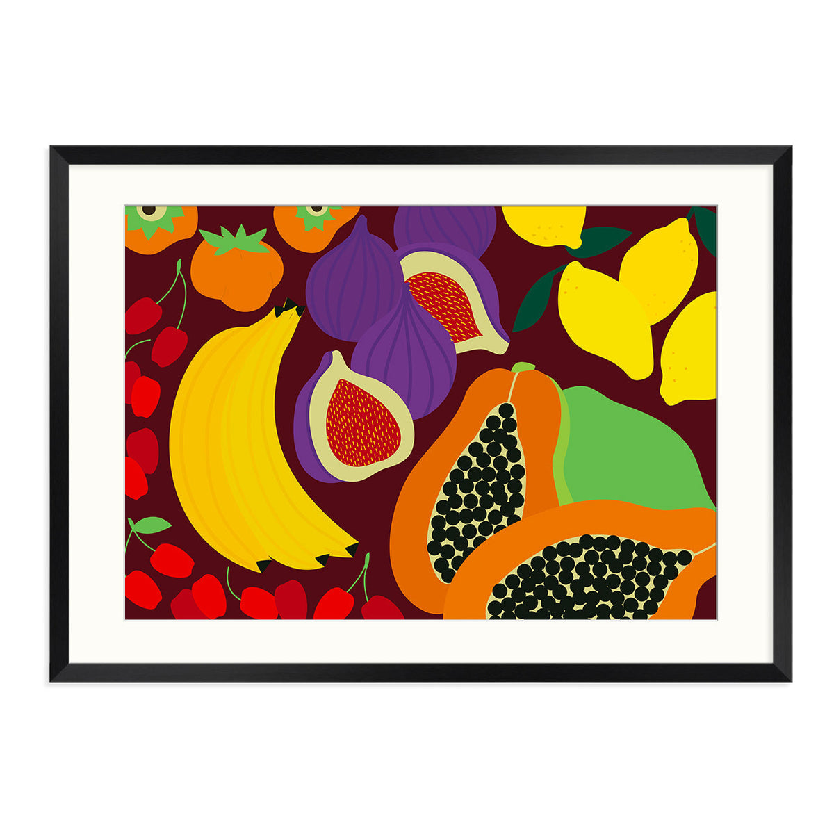 Papaya Party Art Print-Art Print-Gussy Dup
