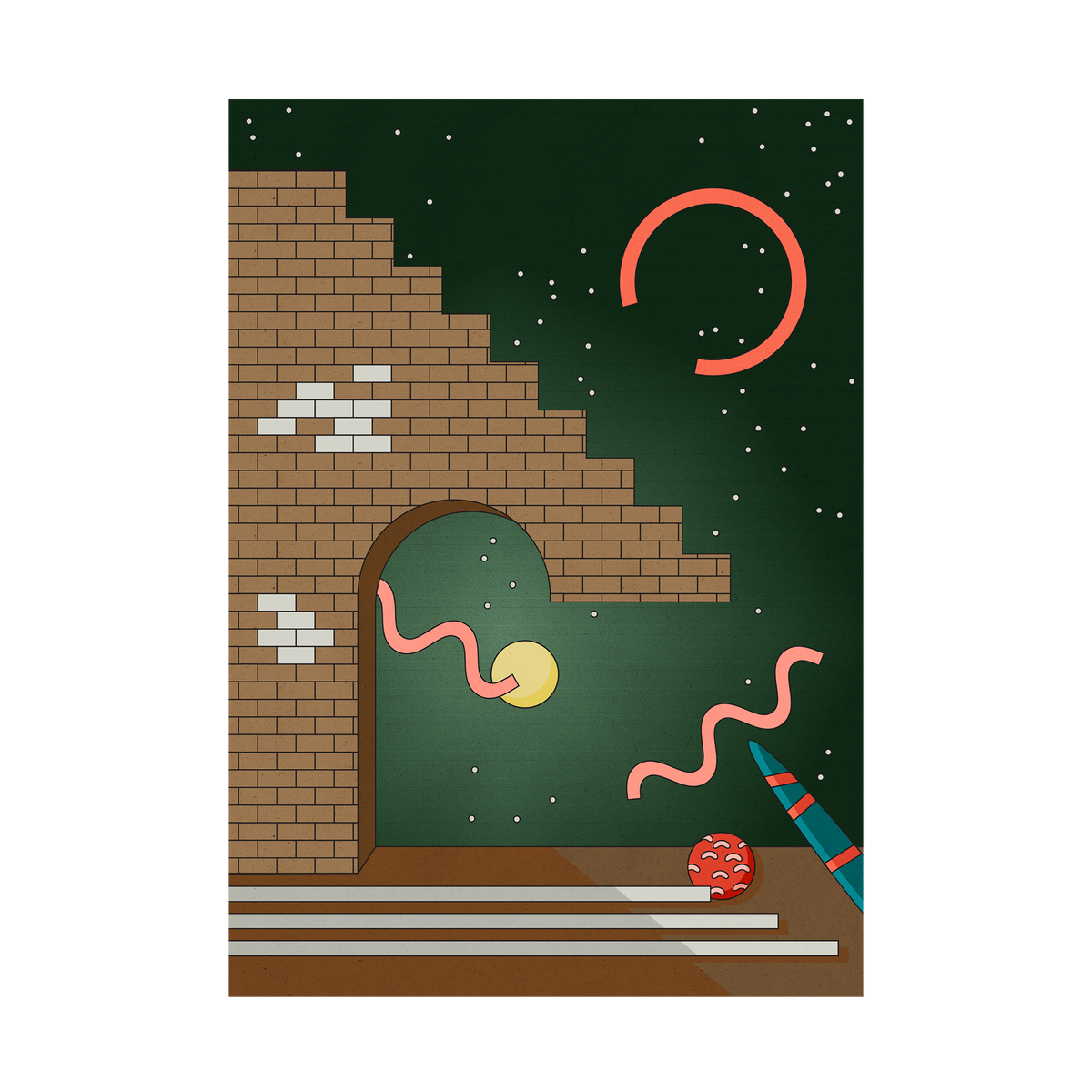 After Dark Art Print-Art Print-Gussy Dup