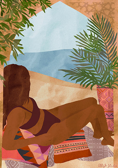 Beach Bliss Art Print-Art Print-Gussy Dup