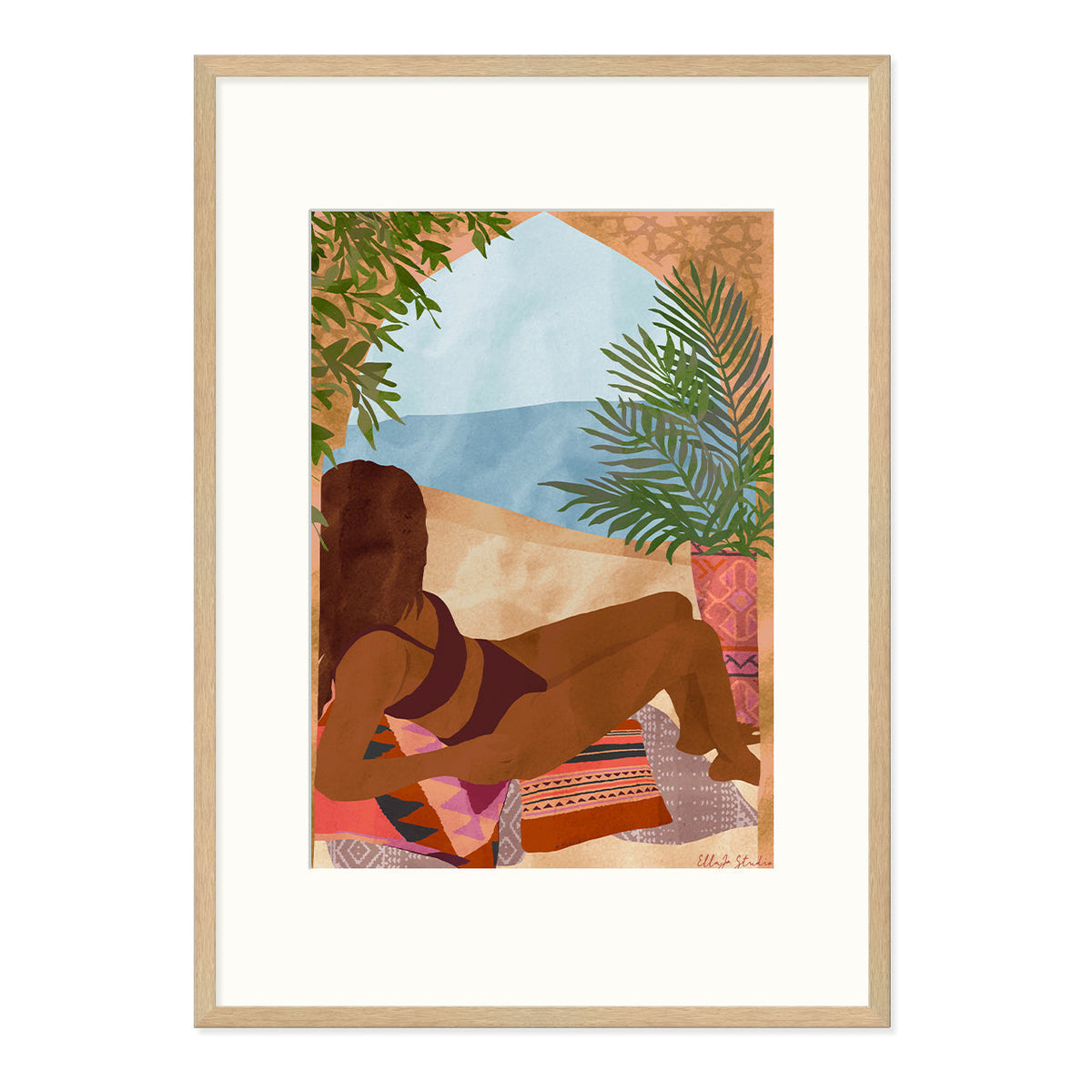 Beach Bliss Art Print-Art Print-Gussy Dup