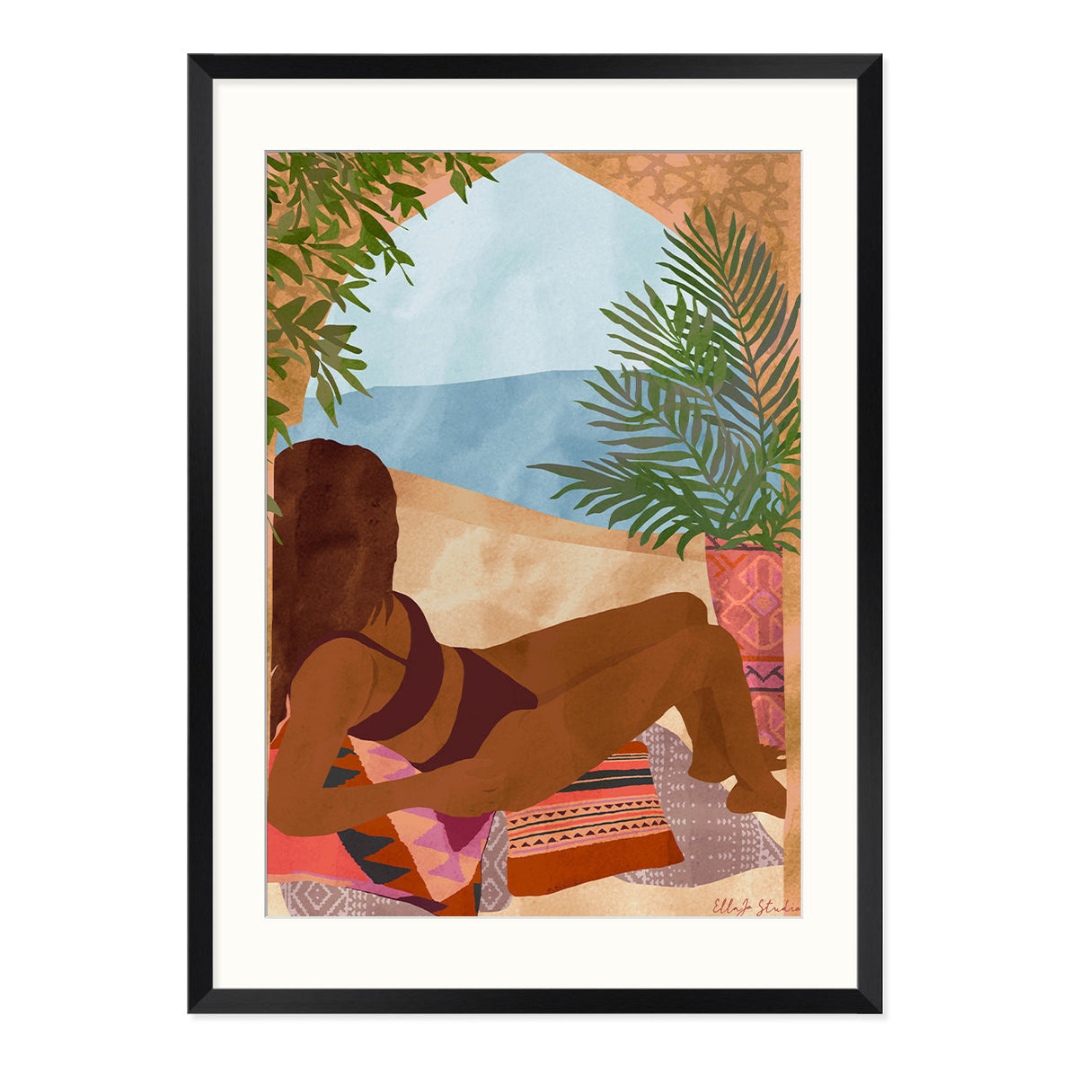 Beach Bliss Art Print-Art Print-Gussy Dup