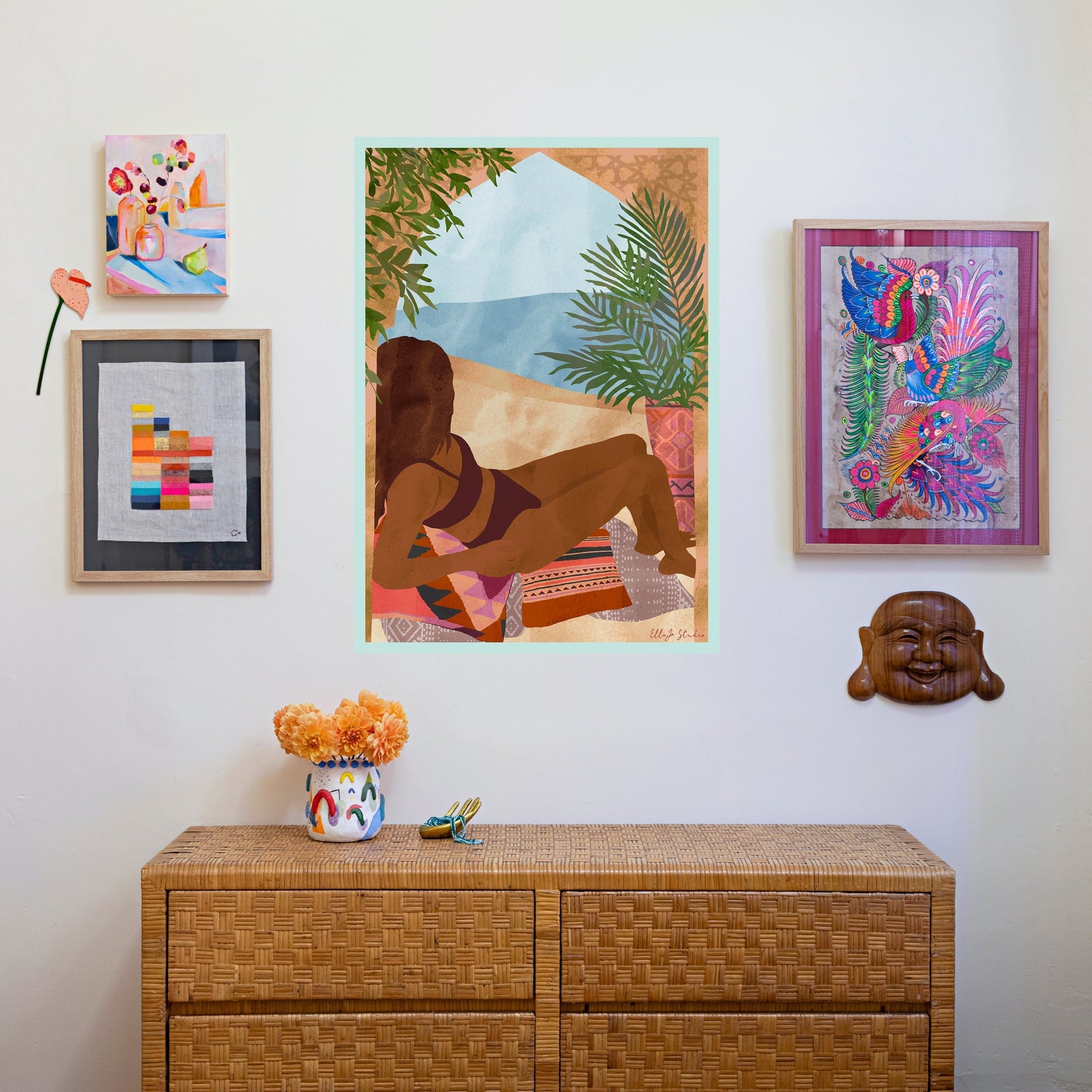 Beach Bliss Art Print-Art Print-Gussy Dup