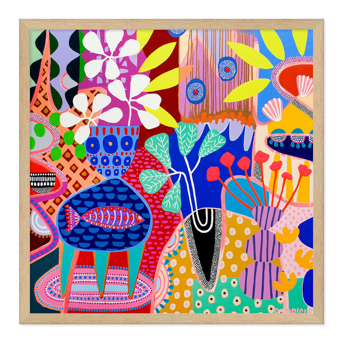Bed and Breakfast Art Print-Art Print-Gussy Dup
