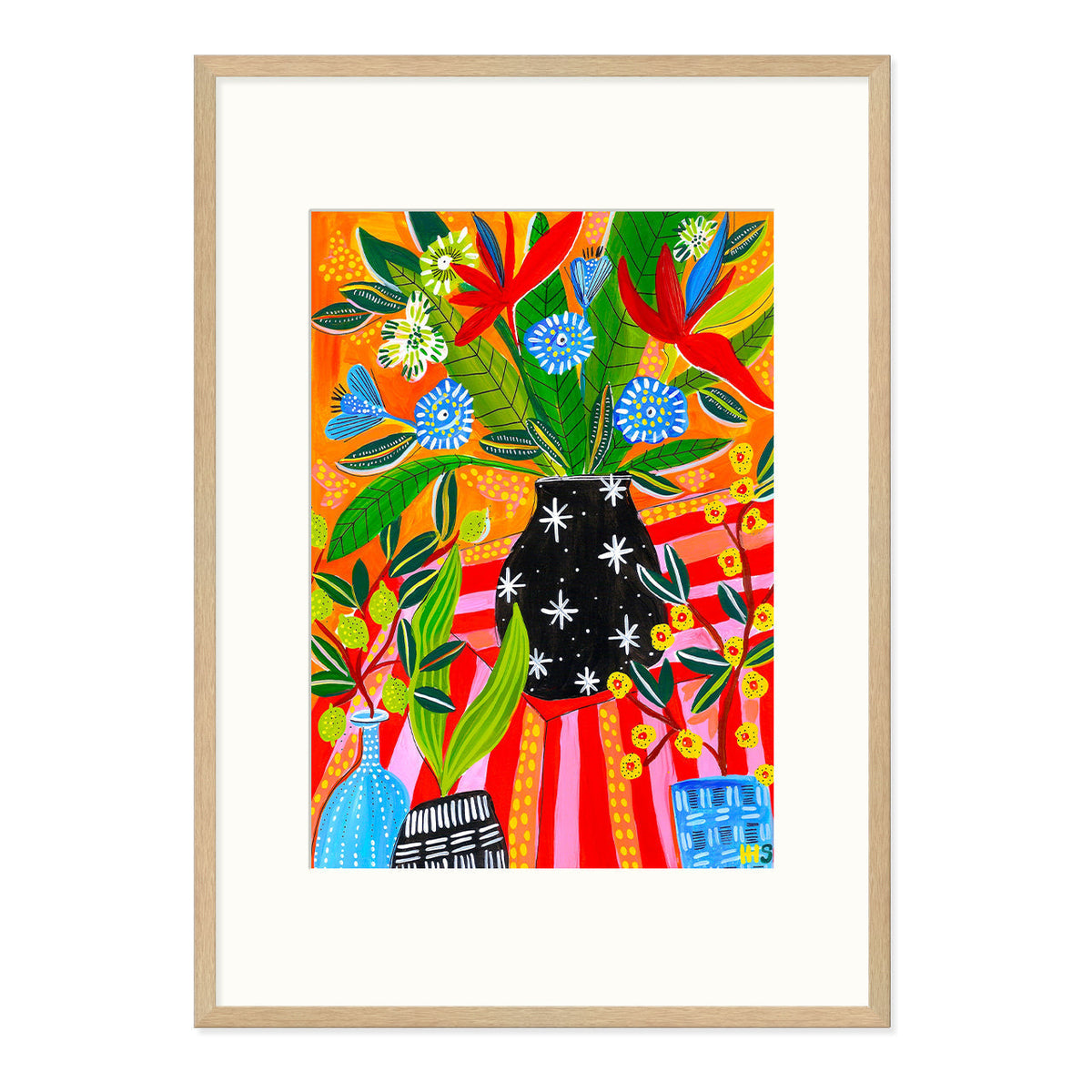 Bohemian Bouquet Art Print-Art Print-Gussy Dup