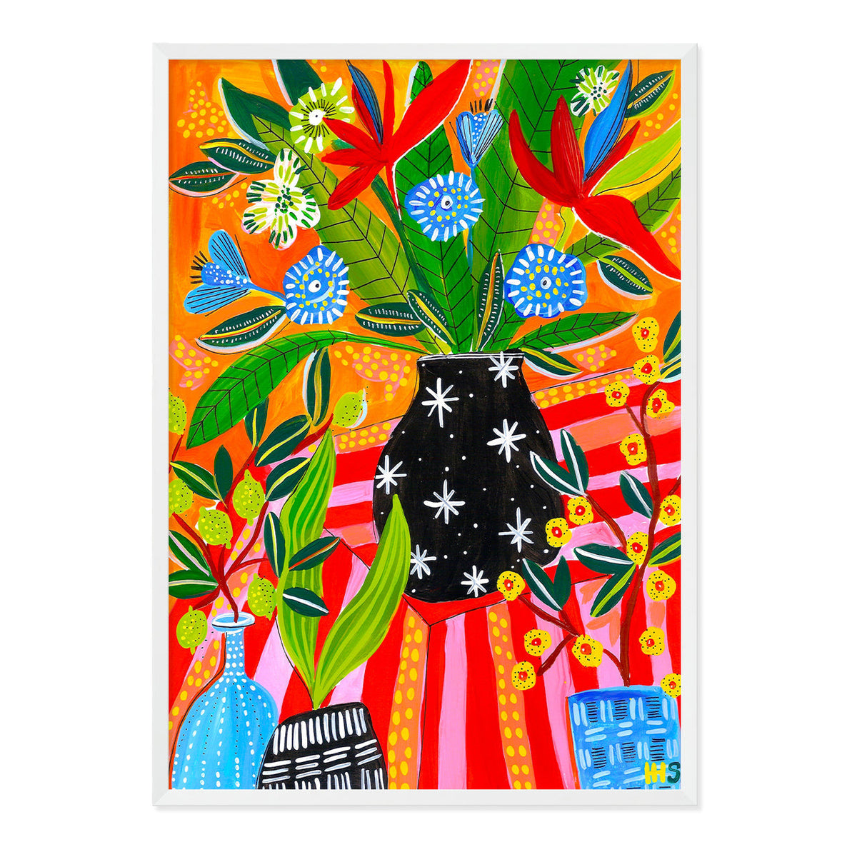 Bohemian Bouquet Art Print-Art Print-Gussy Dup