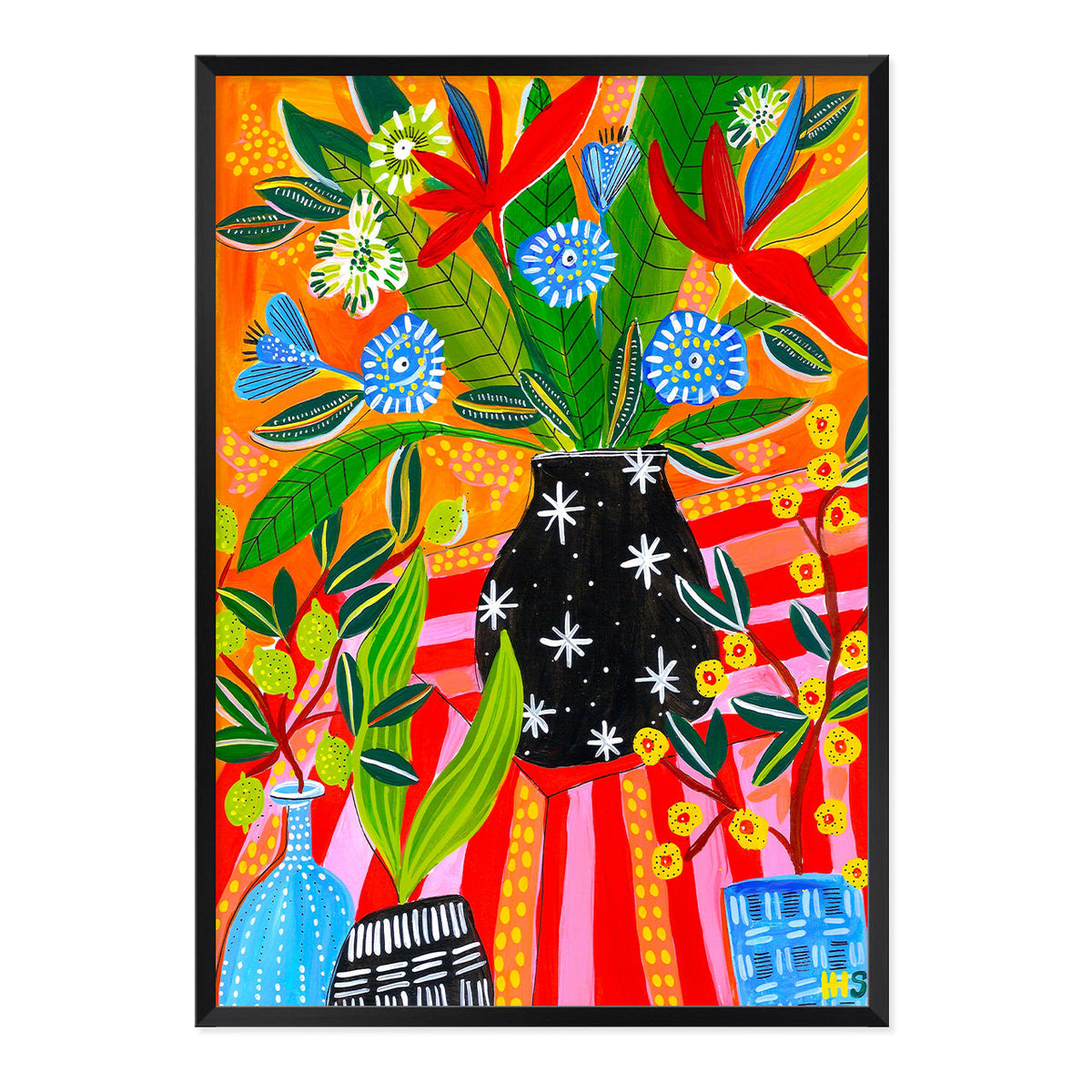 Bohemian Bouquet Art Print-Art Print-Gussy Dup
