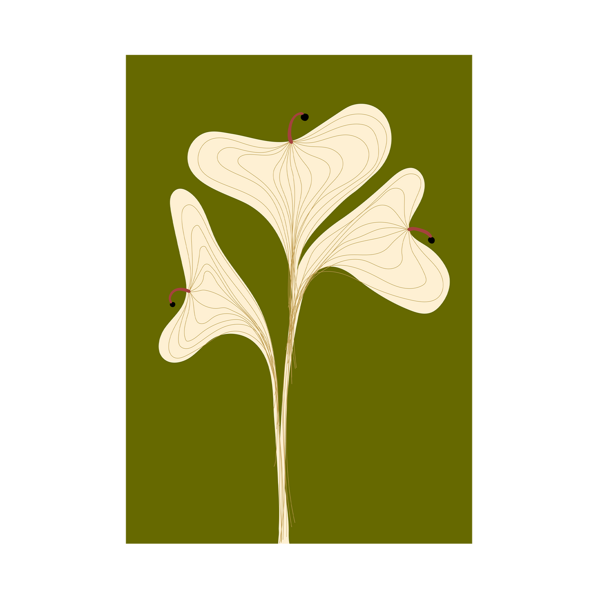 Calla Lily Art Print-Art Print-Gussy Dup