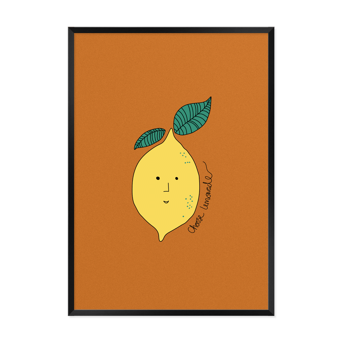 &#39;Choose Lemonade&#39; Art Print-Art Print-Gussy Dup