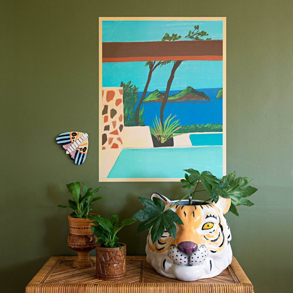 Coconut Key Art Print-Art Print-Gussy Dup