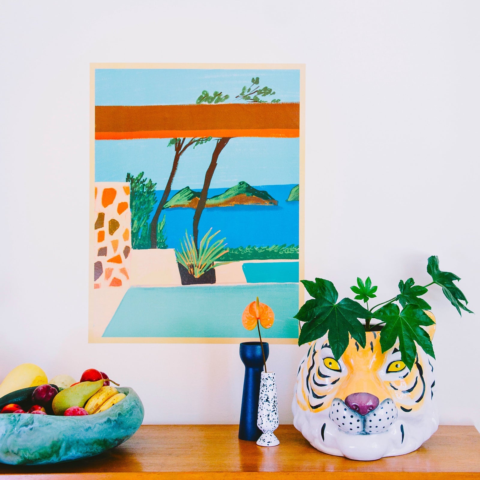 Coconut Key Art Print-Art Print-Gussy Dup