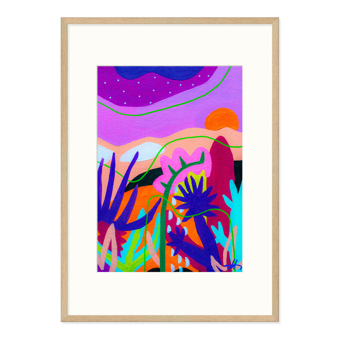 Dawn in the Desert Art Print-Art Print-Gussy Dup