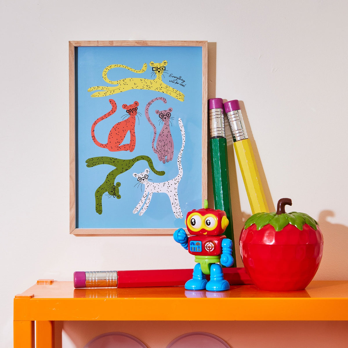 &#39;Everything Will Be Cool&#39; Art Print-Art Print-Gussy Dup