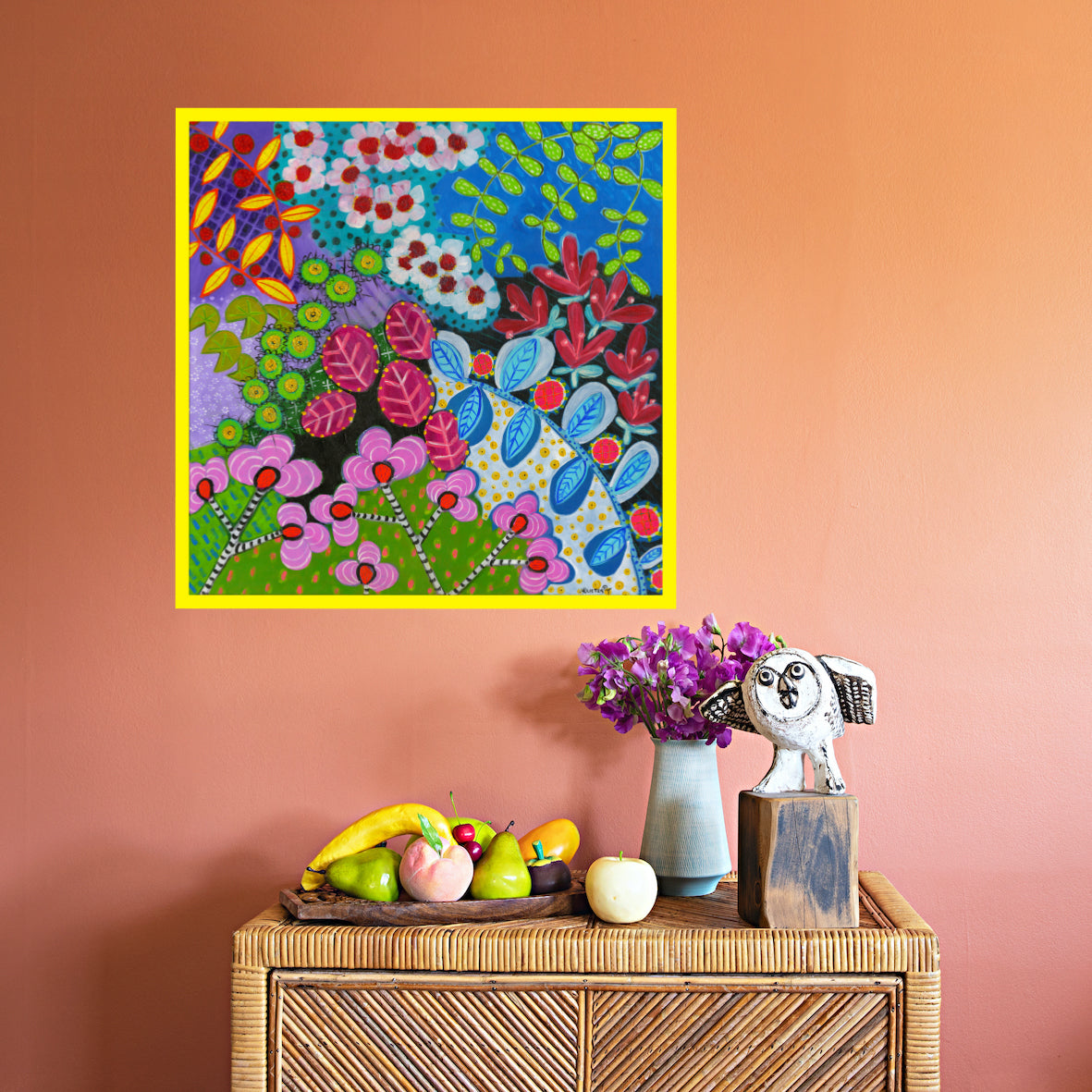 Flower Festival Art Print-Art Print-Gussy Dup