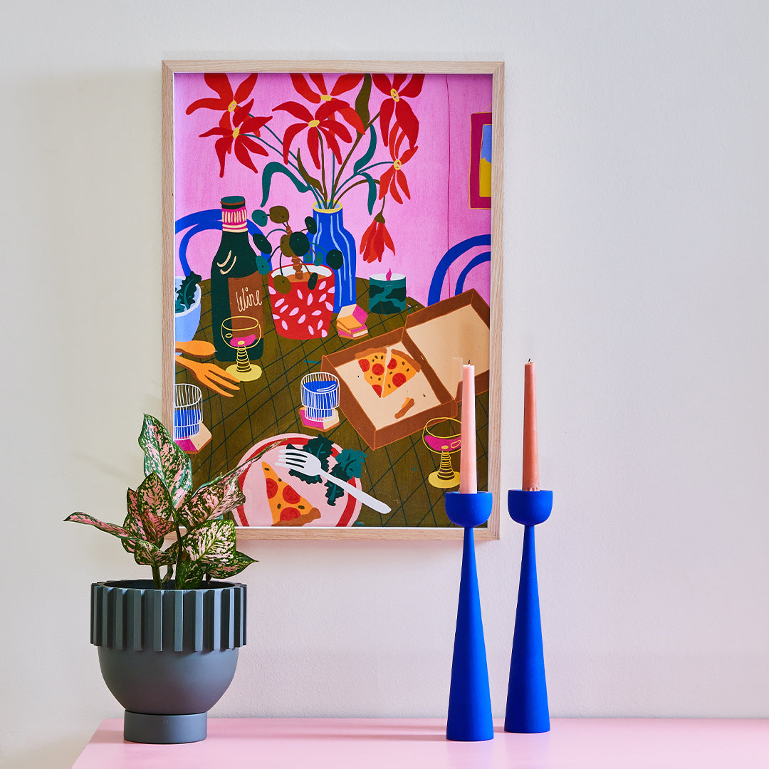 Girls' Night In Art Print-Art Print-Gussy Dup