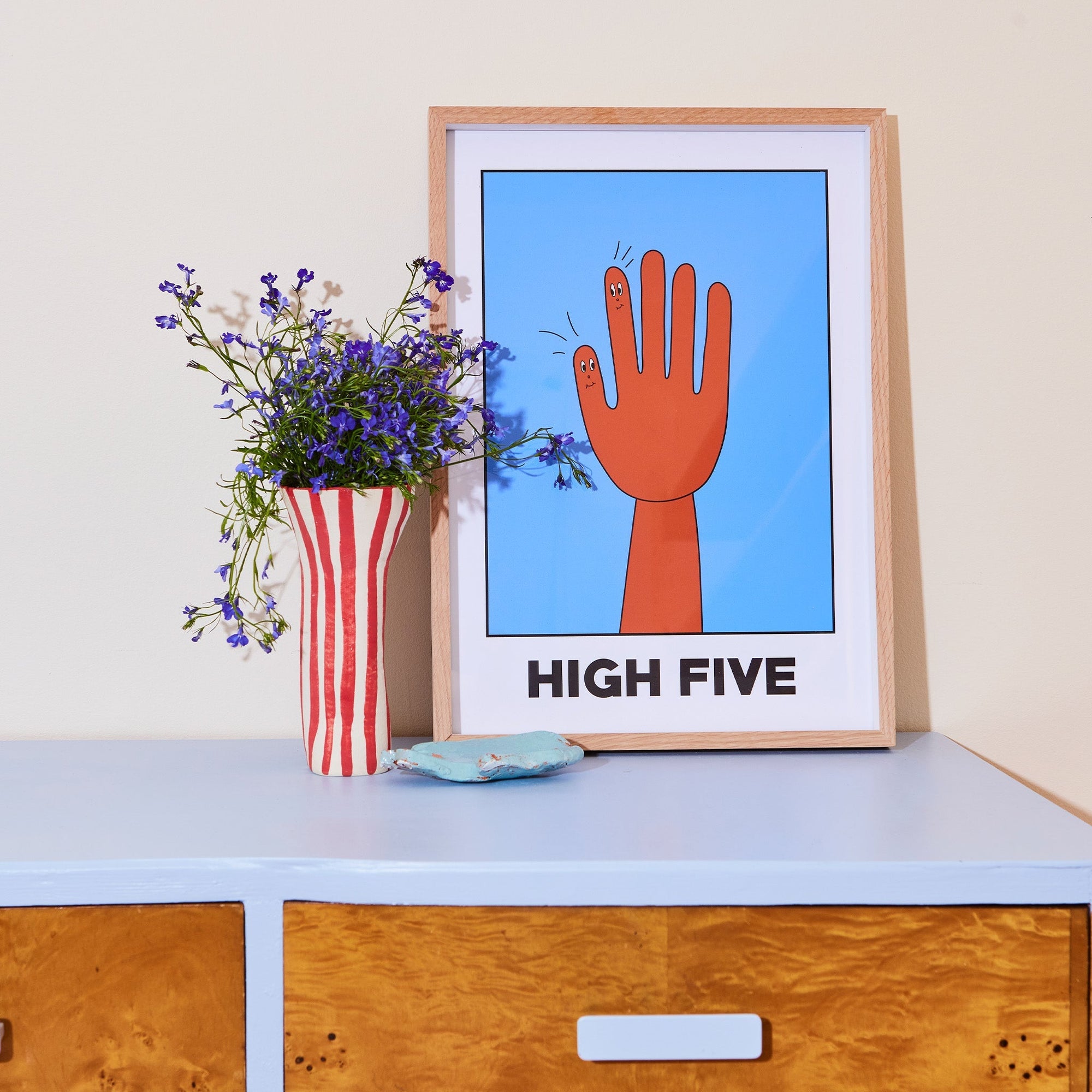 'High Five' Art Print-Art Print-Gussy Dup