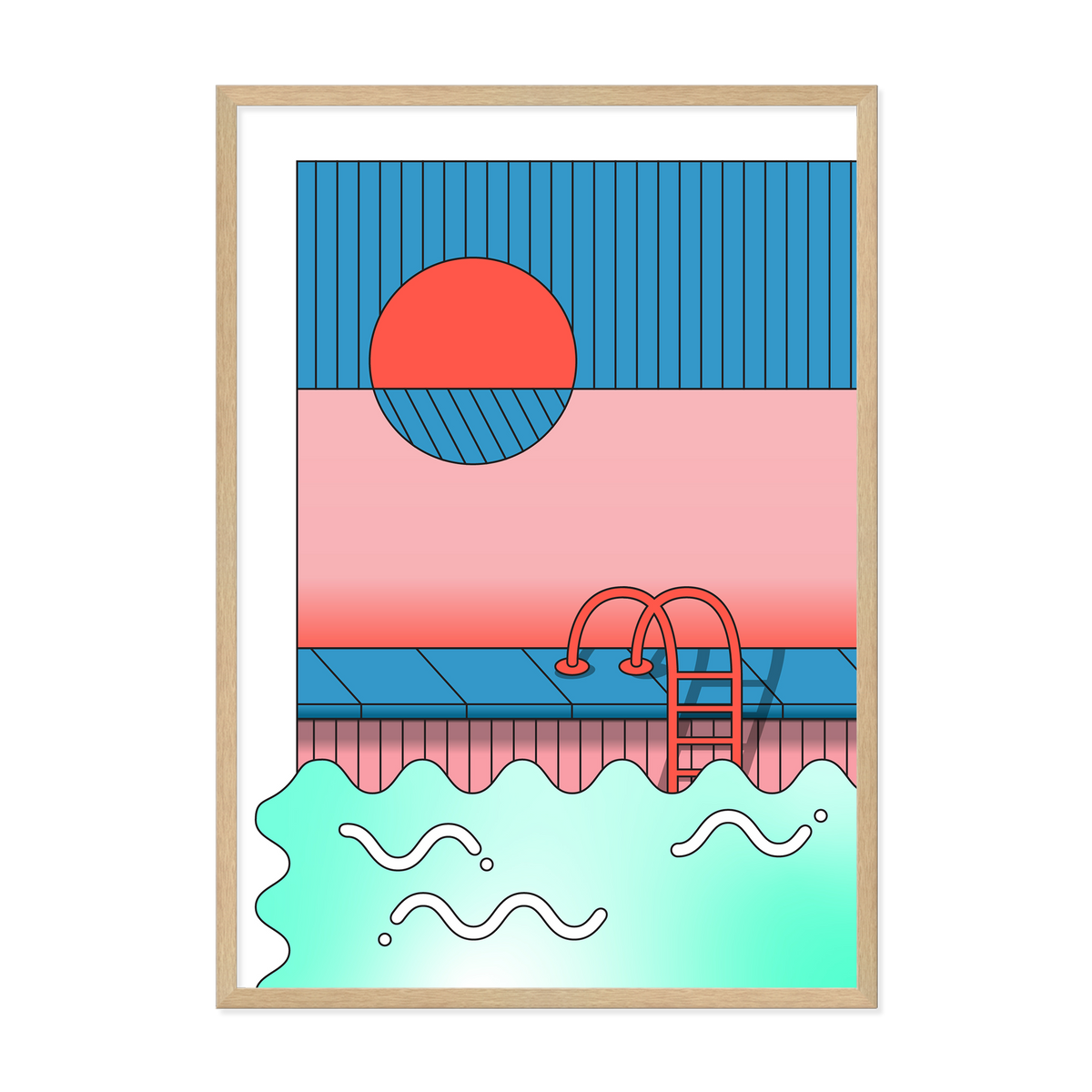 Hotel Motel Art Print-Art Print-Gussy Dup