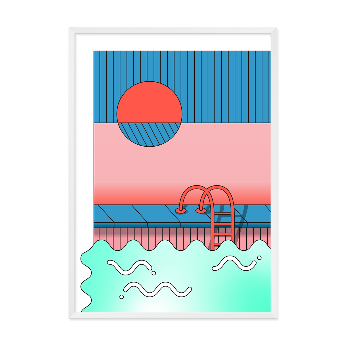 Hotel Motel Art Print-Art Print-Gussy Dup