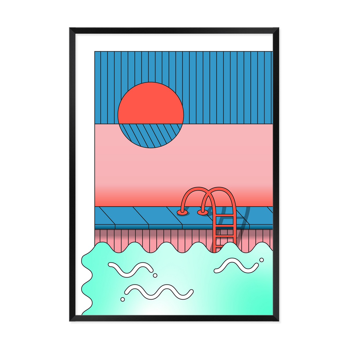 Hotel Motel Art Print-Art Print-Gussy Dup