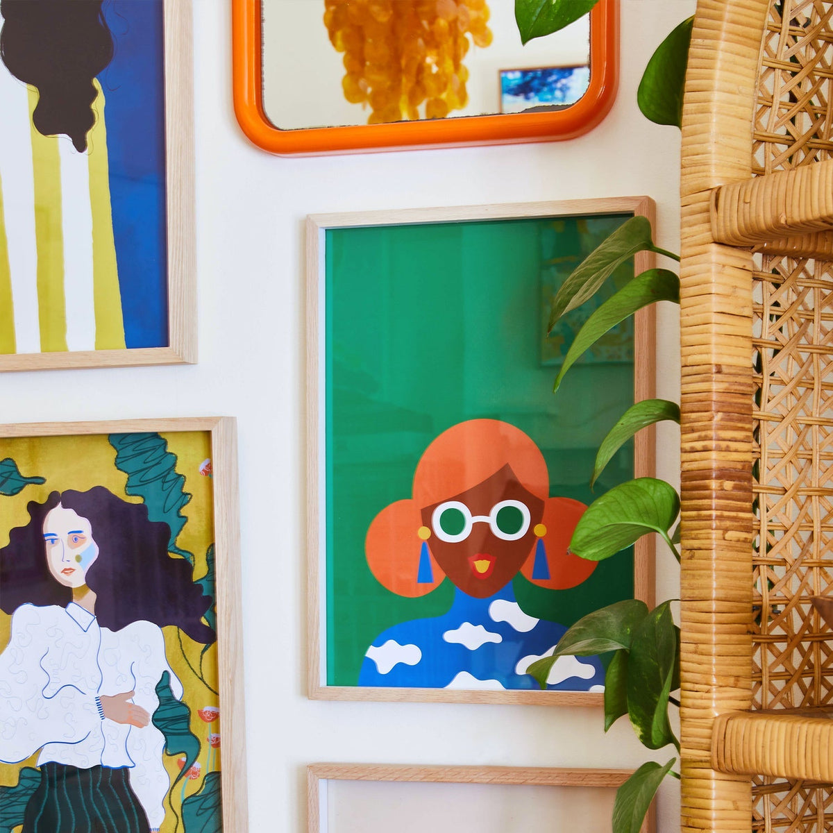 Juanita Art Print-Art Print-Gussy Dup