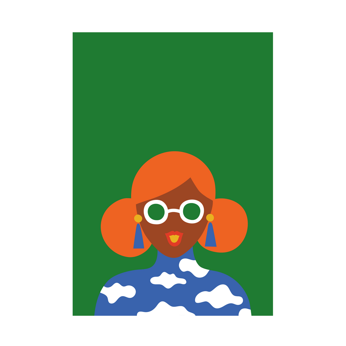Juanita Art Print-Art Print-Gussy Dup