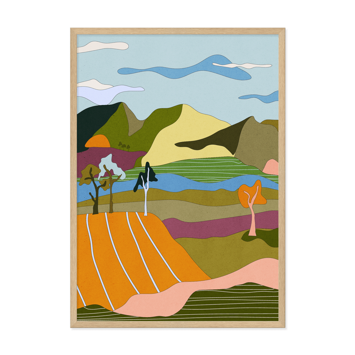 Little Swanport Art Print-Art Print-Gussy Dup