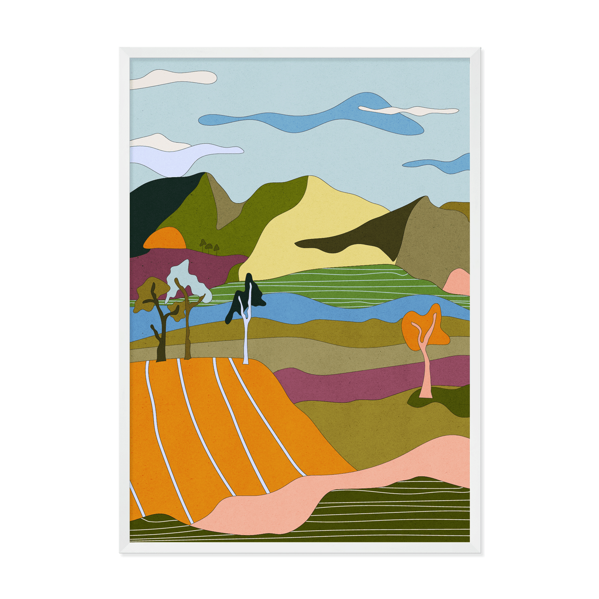 Little Swanport Art Print-Art Print-Gussy Dup