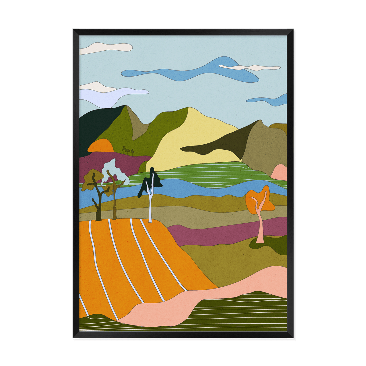 Little Swanport Art Print-Art Print-Gussy Dup