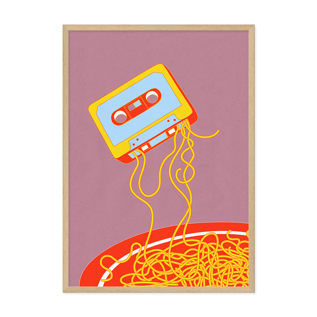 Mix Tape Art Print-Art Print-Gussy Dup