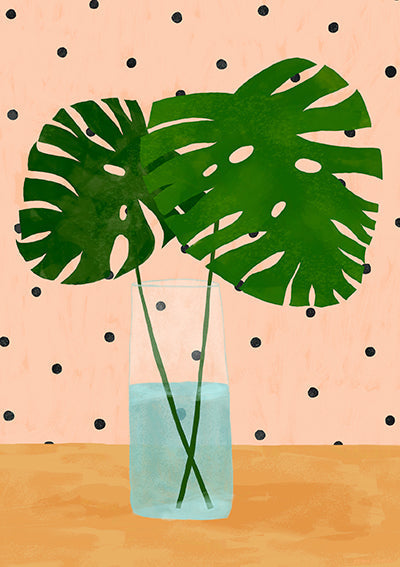 Monstera Mood Art Print-Art Print-Gussy Dup