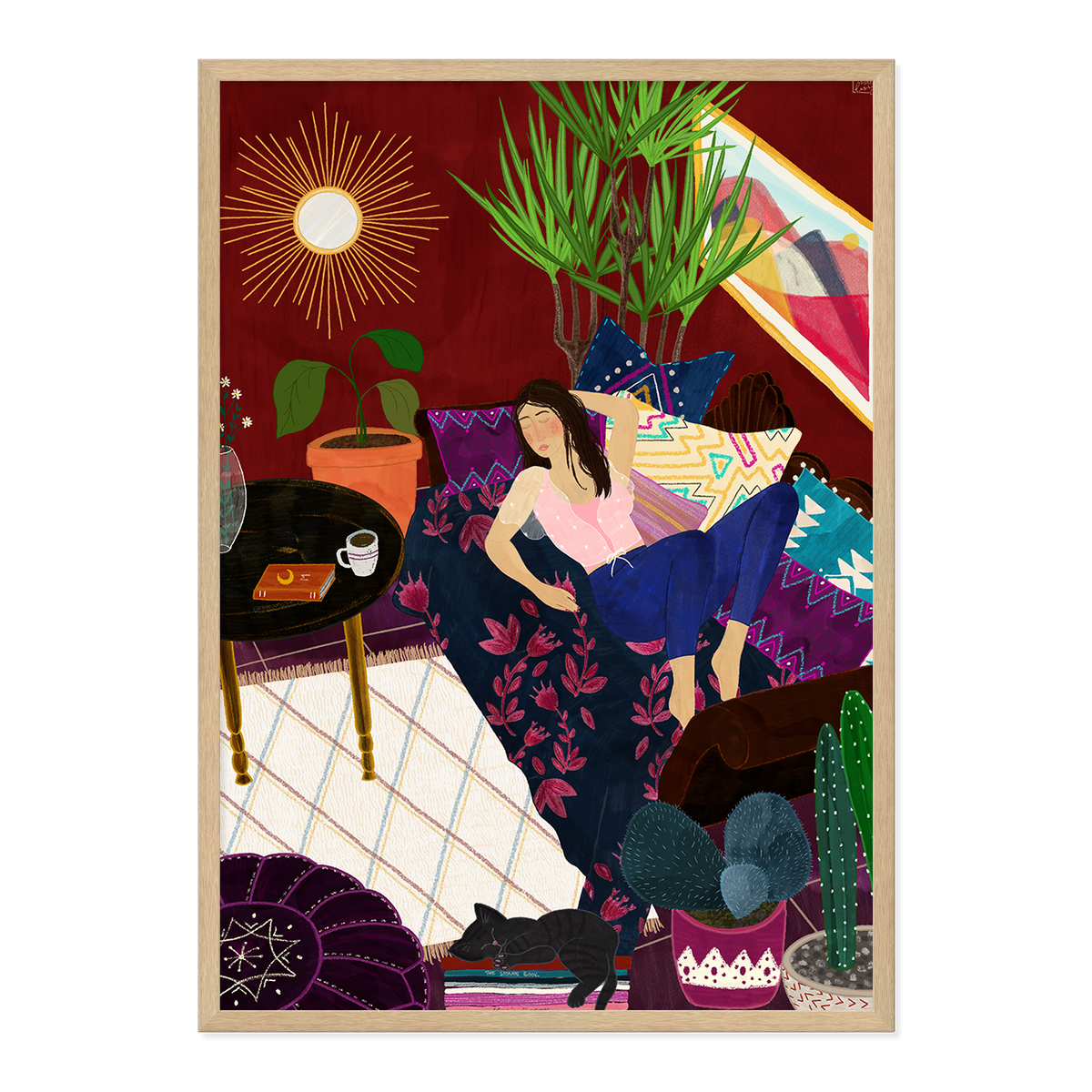 Nap Time Art Print-Art Print-Gussy Dup