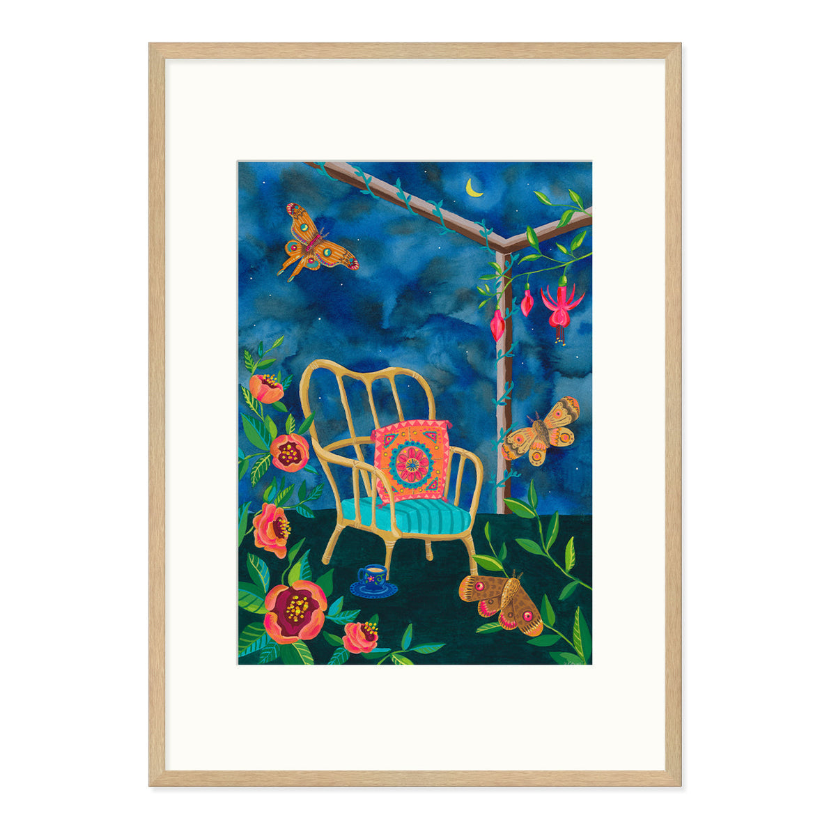 Night Flight Art Print-Art Print-Gussy Dup