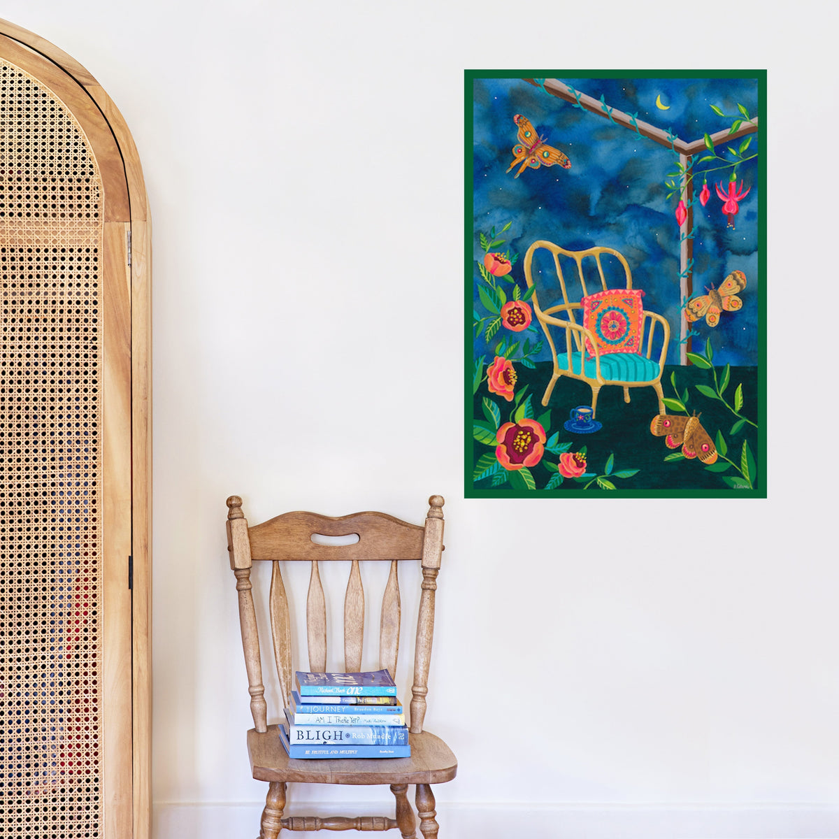 Night Flight Art Print-Art Print-Gussy Dup