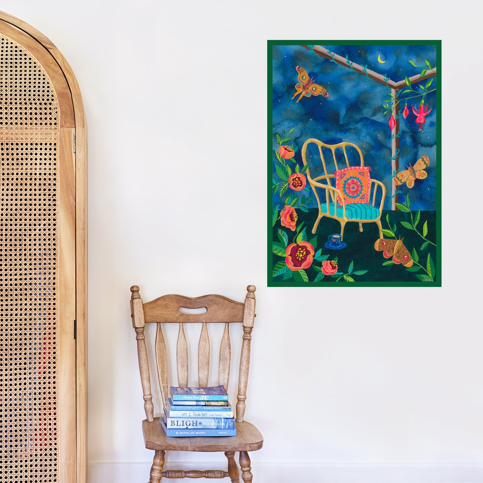 Night Flight Art Print-Art Print-Gussy Dup