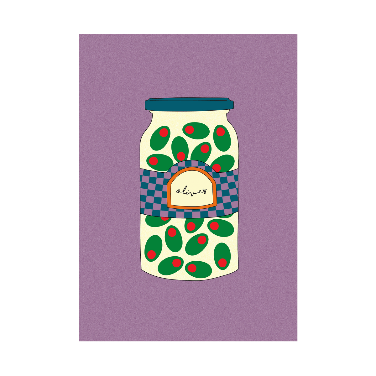 Olive Jar Art Print-Art Print-Gussy Dup