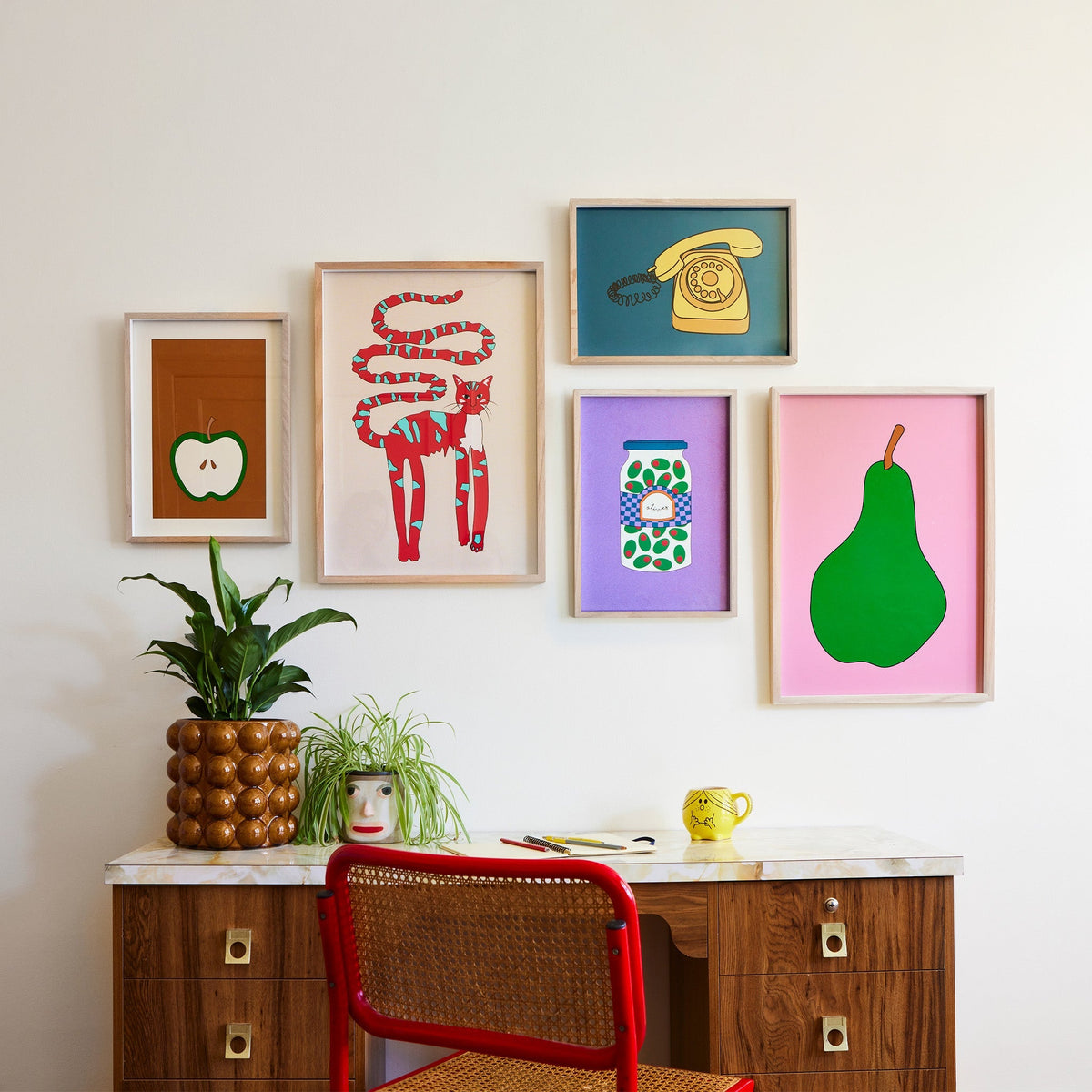 Olive Jar Art Print-Art Print-Gussy Dup