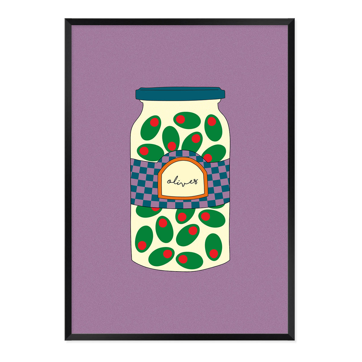 Olive Jar Art Print-Art Print-Gussy Dup