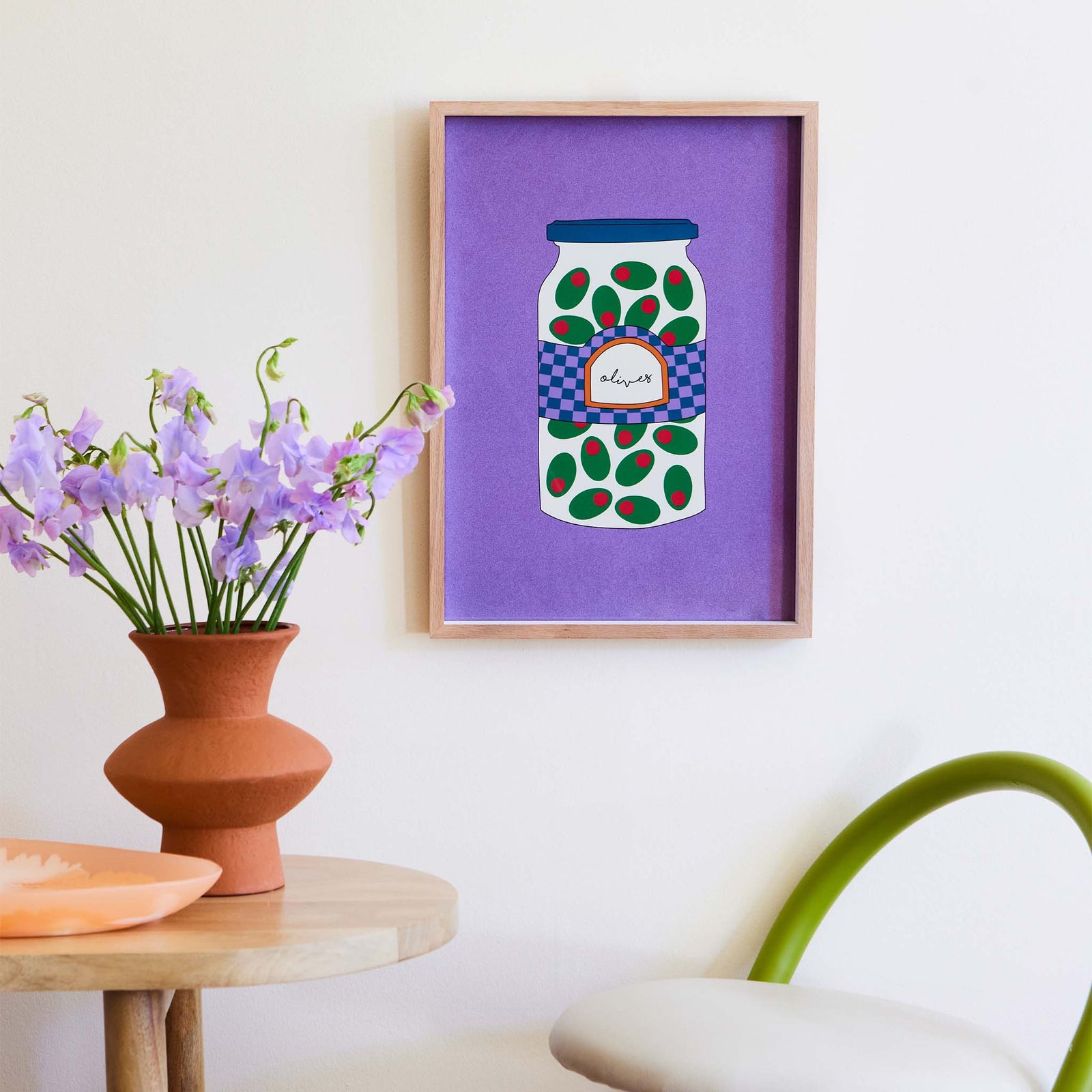 Olive Jar Art Print-Art Print-Gussy Dup