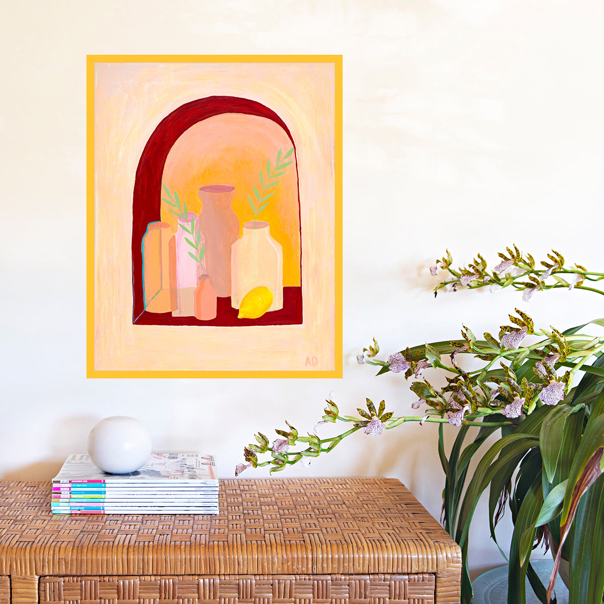 Olives and Lemons Art Print-Art Print-Gussy Dup