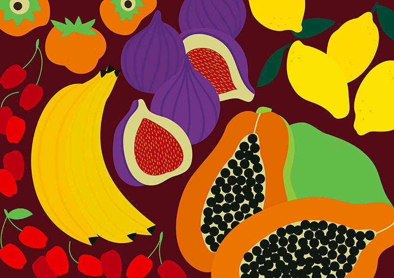 Papaya Party Art Print-Art Print-Gussy Dup