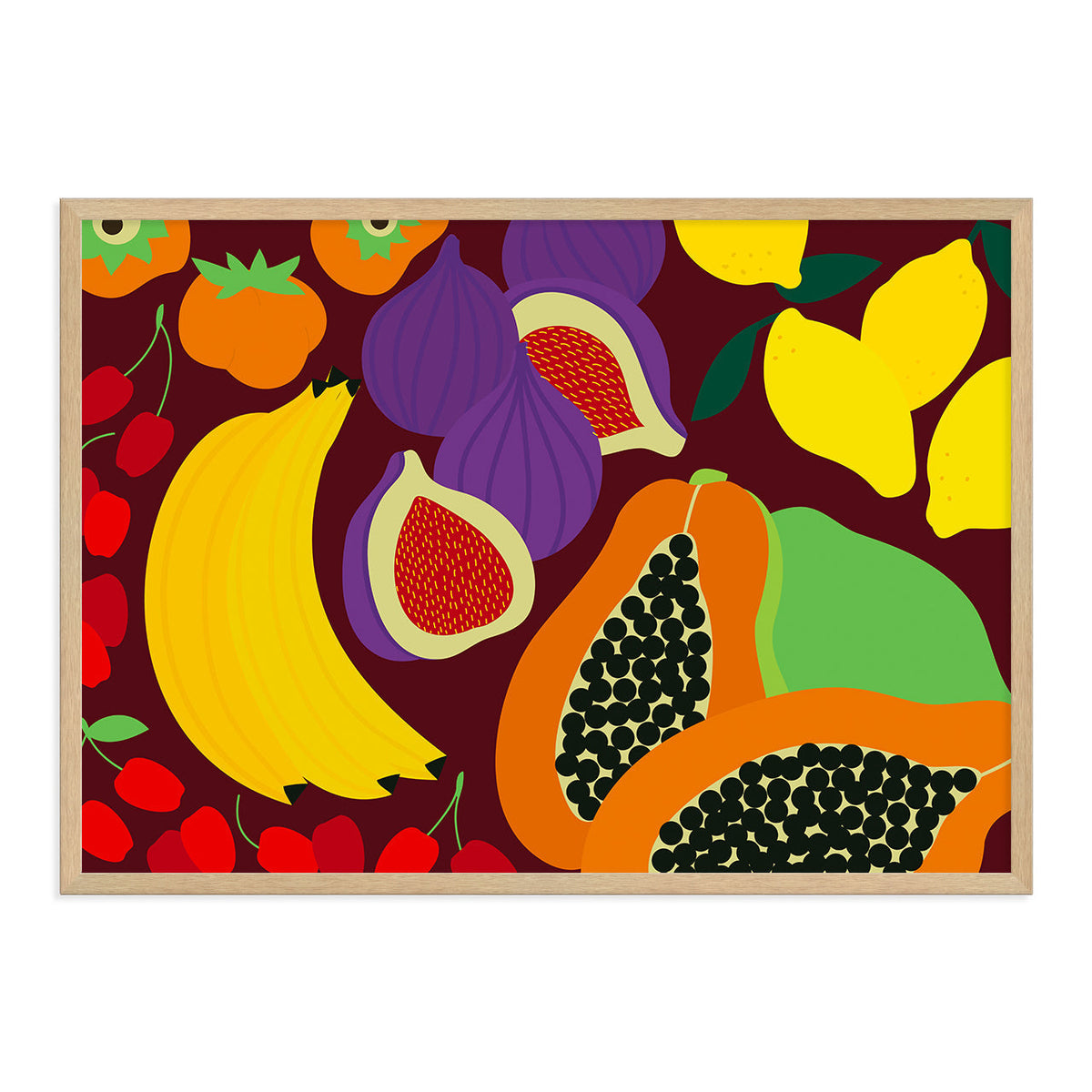 Papaya Party Art Print-Art Print-Gussy Dup