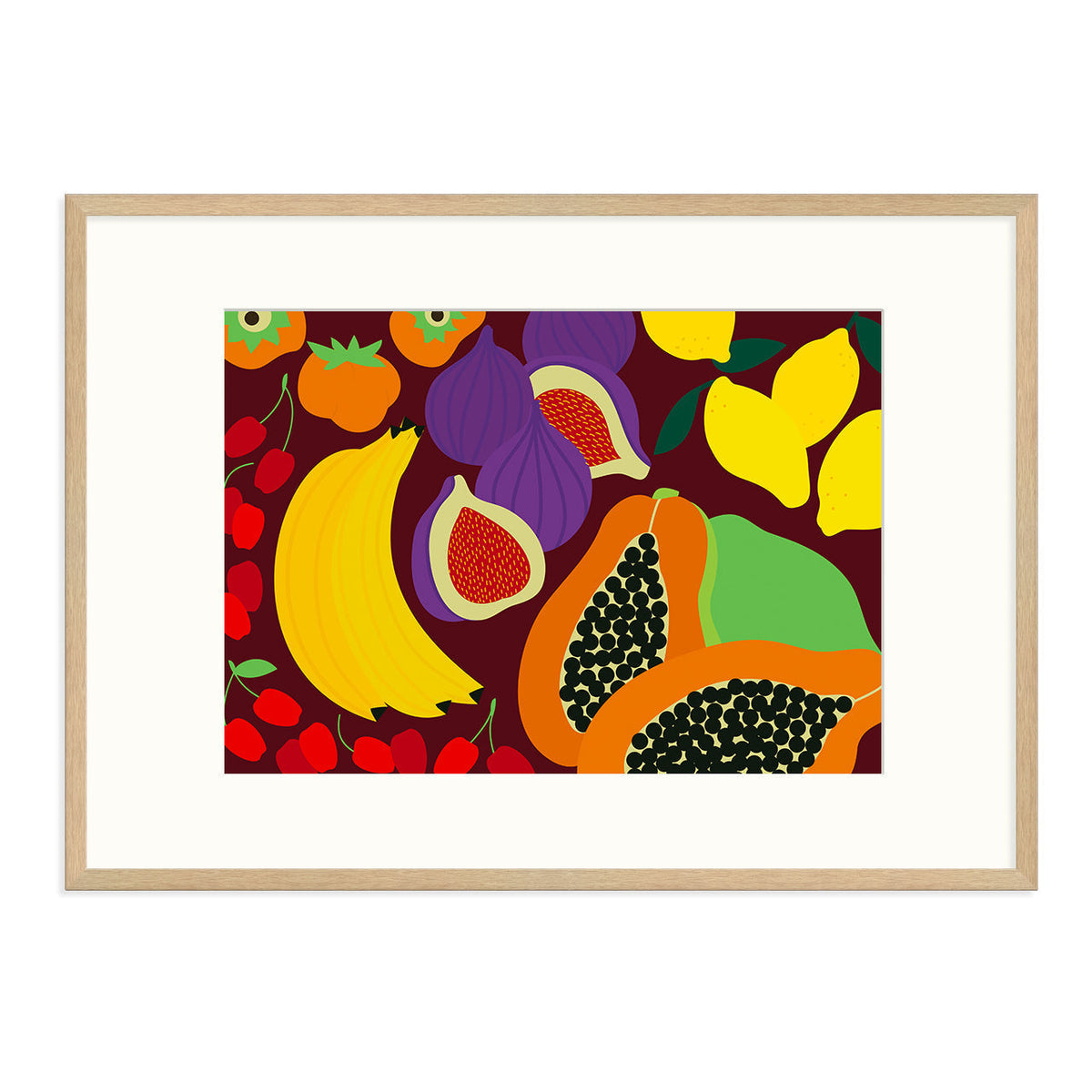 Papaya Party Art Print-Art Print-Gussy Dup