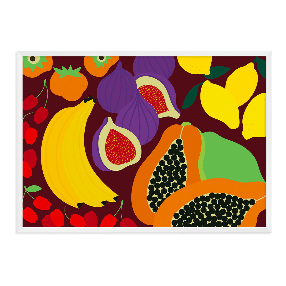 Papaya Party Art Print-Art Print-Gussy Dup