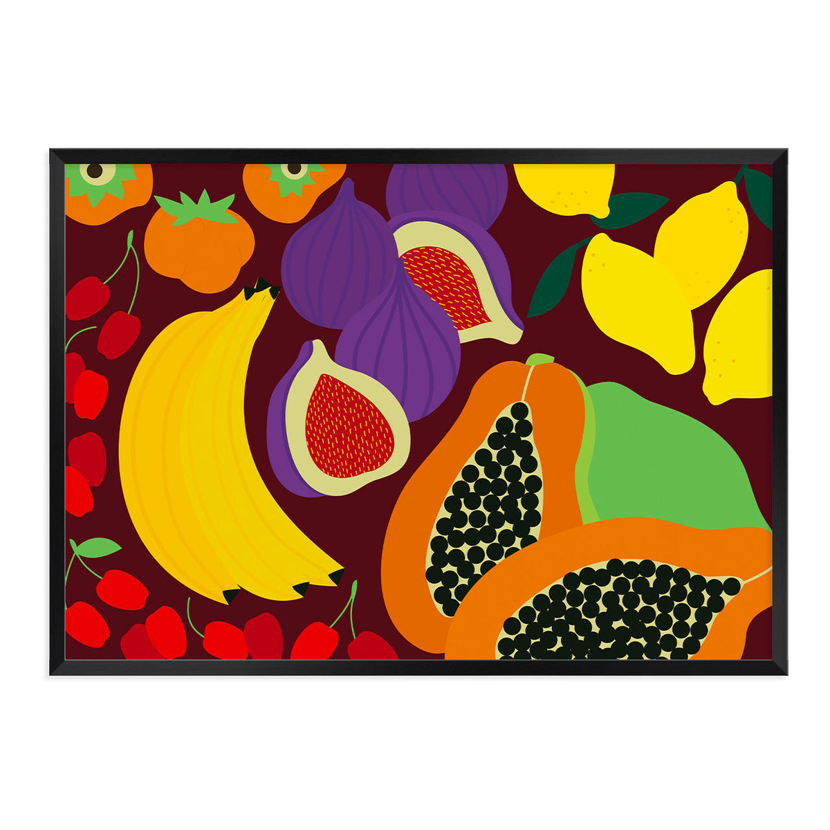 Papaya Party Art Print-Art Print-Gussy Dup