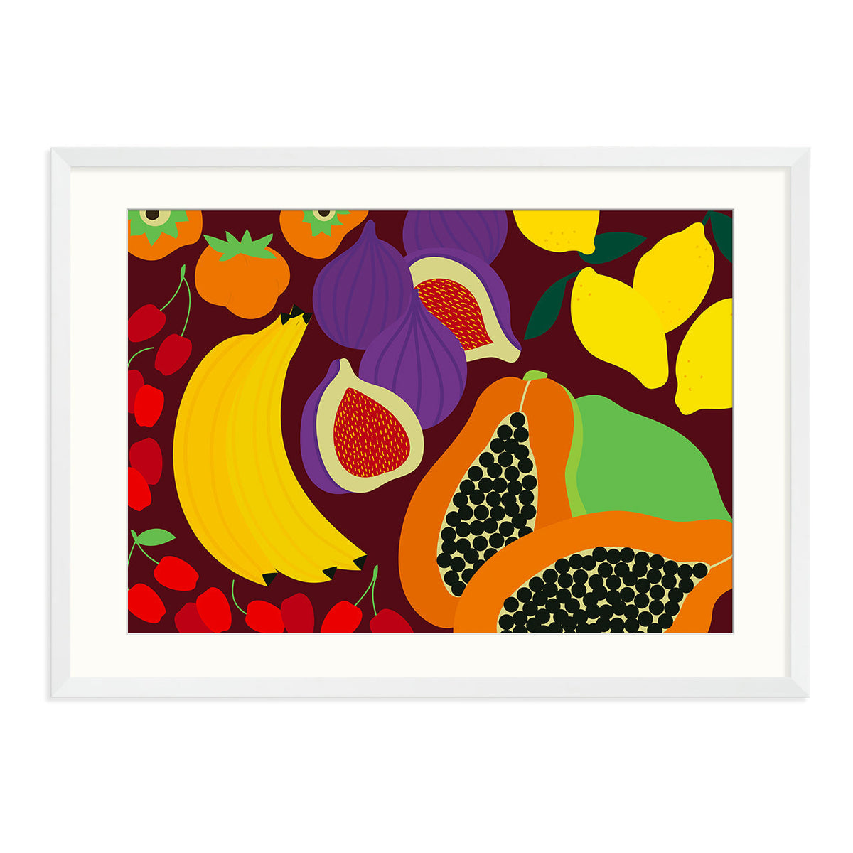 Papaya Party Art Print-Art Print-Gussy Dup