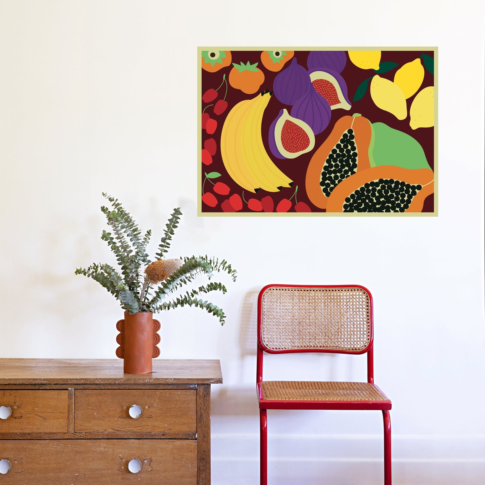 Papaya Party Art Print-Art Print-Gussy Dup