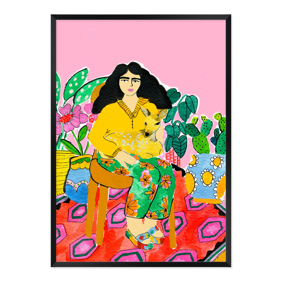 Peace Fawn Art Print-Art Print-Gussy Dup